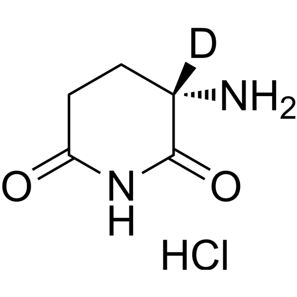 (S)-3-Aminopiperidine-2,6-dione-d hydrochloride 1398112-31-6